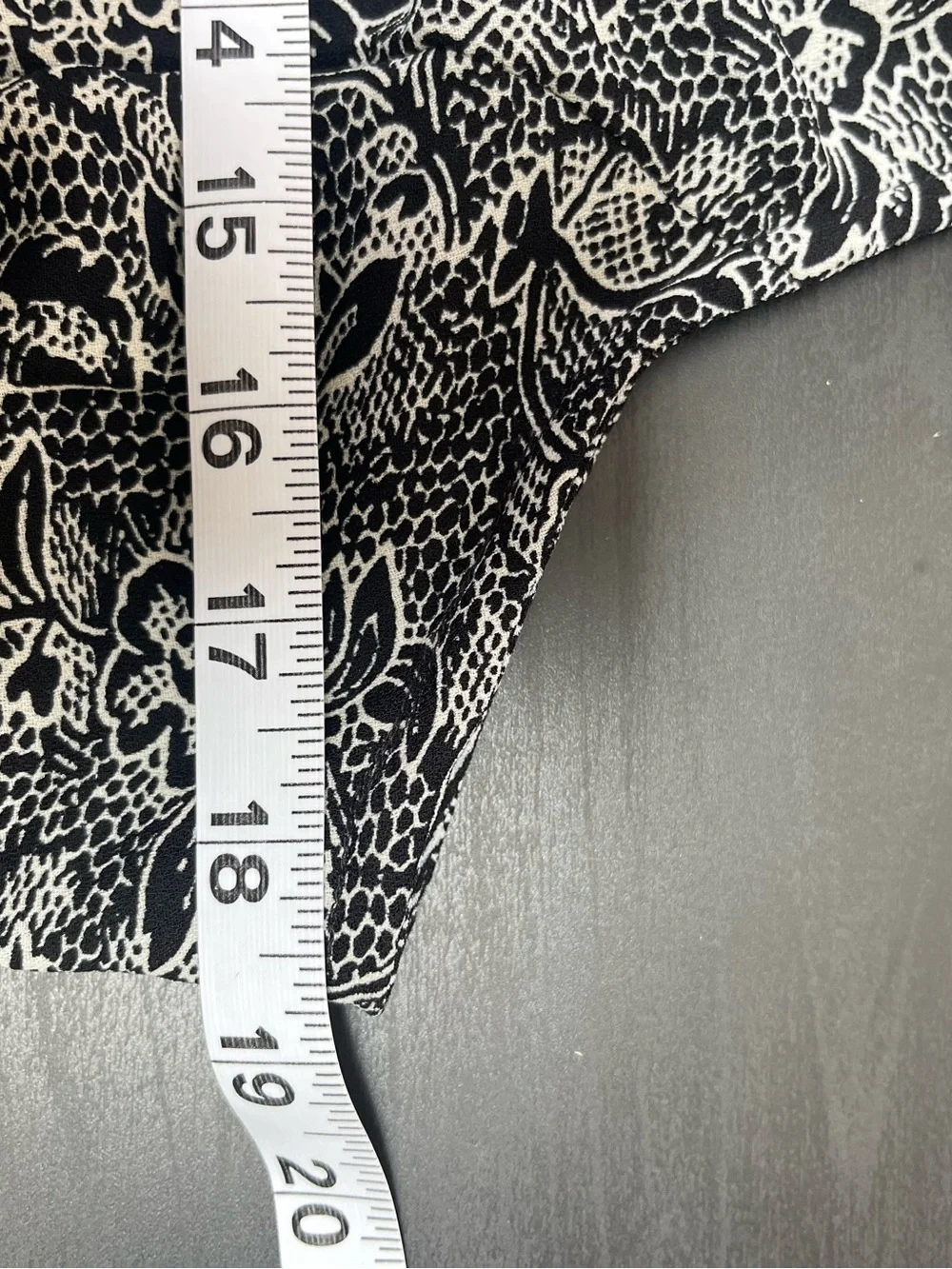 Abercrombie & Fitch Black White Paisley Floral High Low Wrap Maxi Dress Size M
